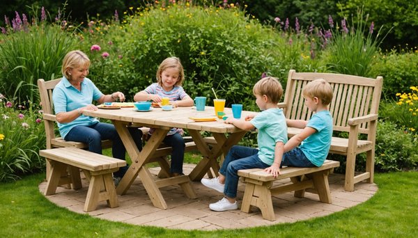 Sécurité : Mobilier de jardin adapté aux enfants